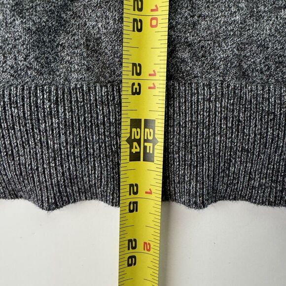 Alfani Men's Cotton Nylon Crewneck Sweater Charcoal Heather Size Small - Picture 7 of 10